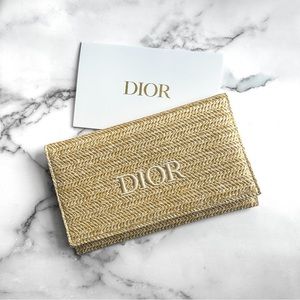 JUST SOLD: Dior Beauty Raffia Clutch